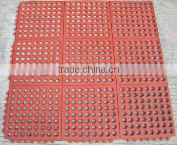 anti-slip rubber floor mat anti-fatigue mat