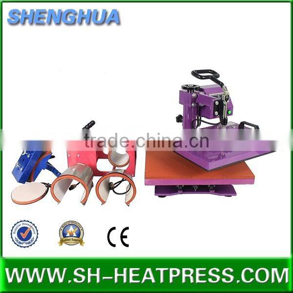 8 in 1 combo heat press machine with platen size 38*38cm for tshirt