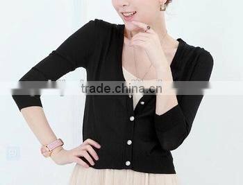 thin summer cardigan knitted women from the garment factory directly, colorful cardigan knitting women garment clothes for women