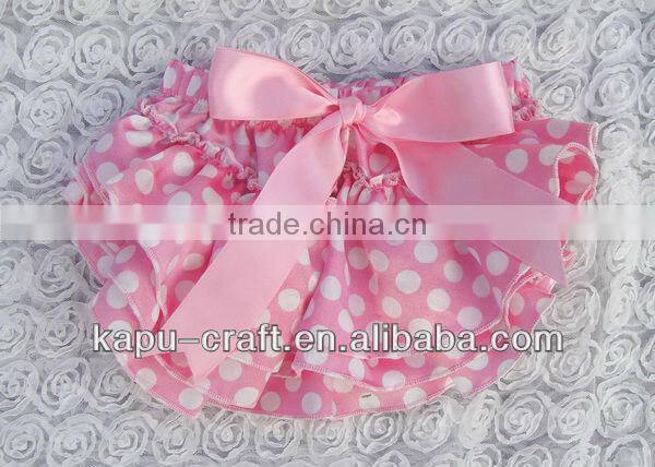 wholesale children stain underwear ruffle panties baby panties bloomer Rand baby clothes with bow