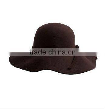 2013 Wide Brim 100% Wool Felt Fedora Hat