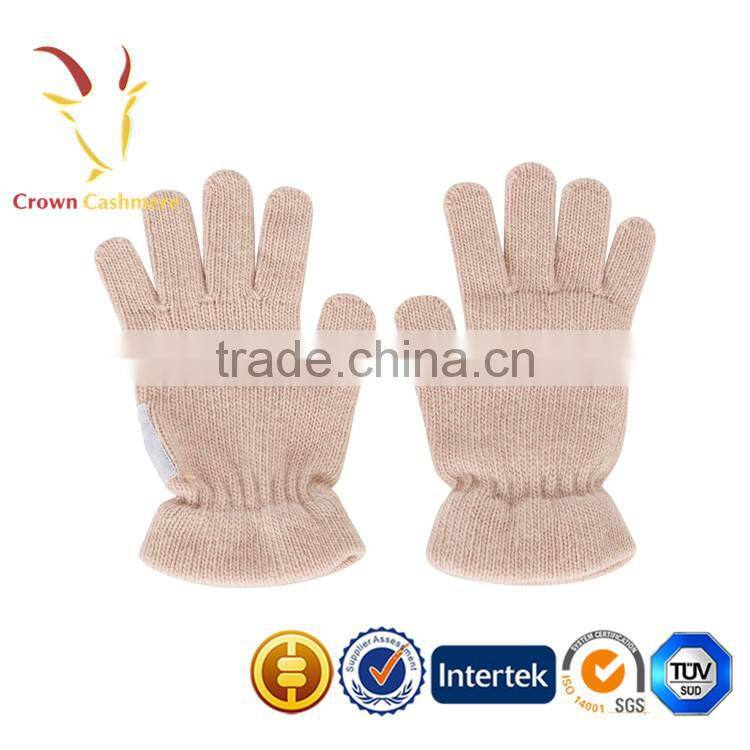 Custom Lovely Wholesale Winter Knit Cashmere Gloves
