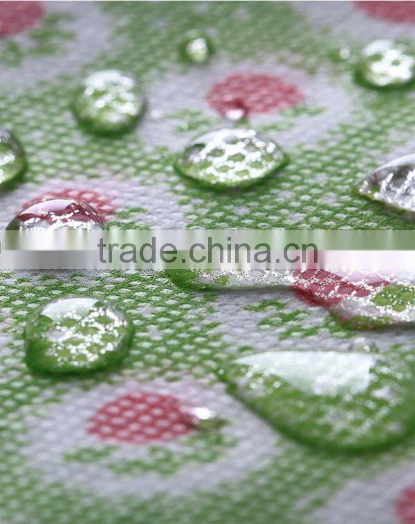 Water proof silk print non woven vest cloth bags