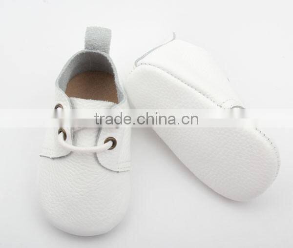 Comfortable soft handmade oxford baby shoes