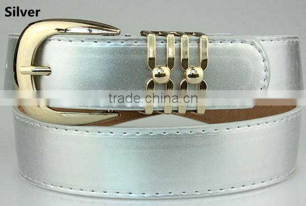 MOQ 1pc new arrival high quality with flat buckle design in alloy metal material safety leather belt buckle for women