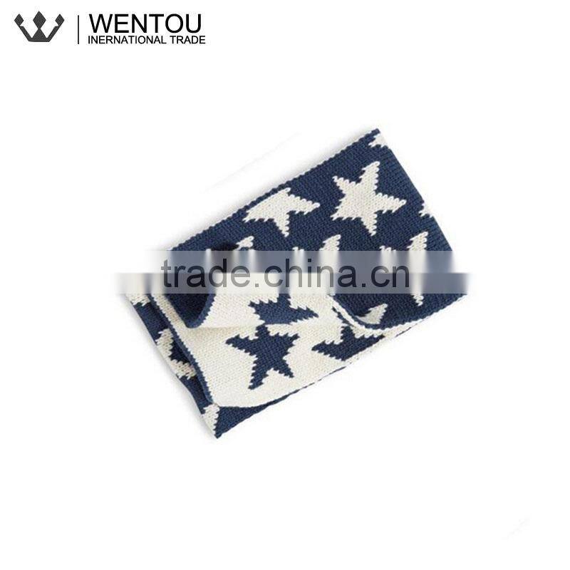 Hot Sale Cotton Knitted Kids Autumn Warm Scarf