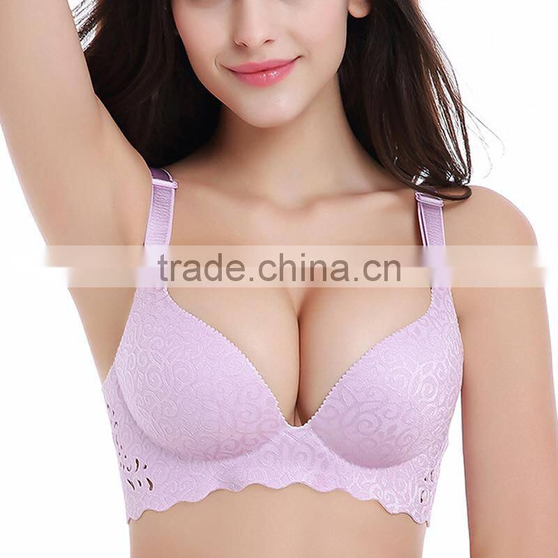 3/4 pull up cup latest fashion sexy bra