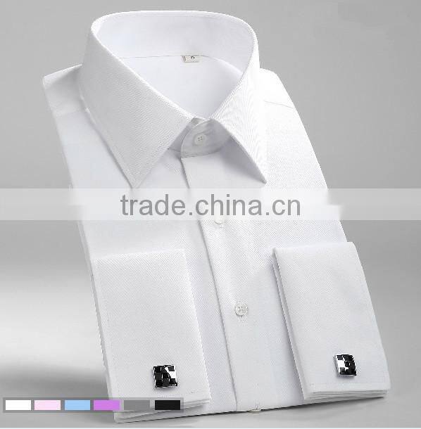 2014 Mens Slim fit Unique neckline stylish Dress long Sleeve Shirts Mens dress shirts