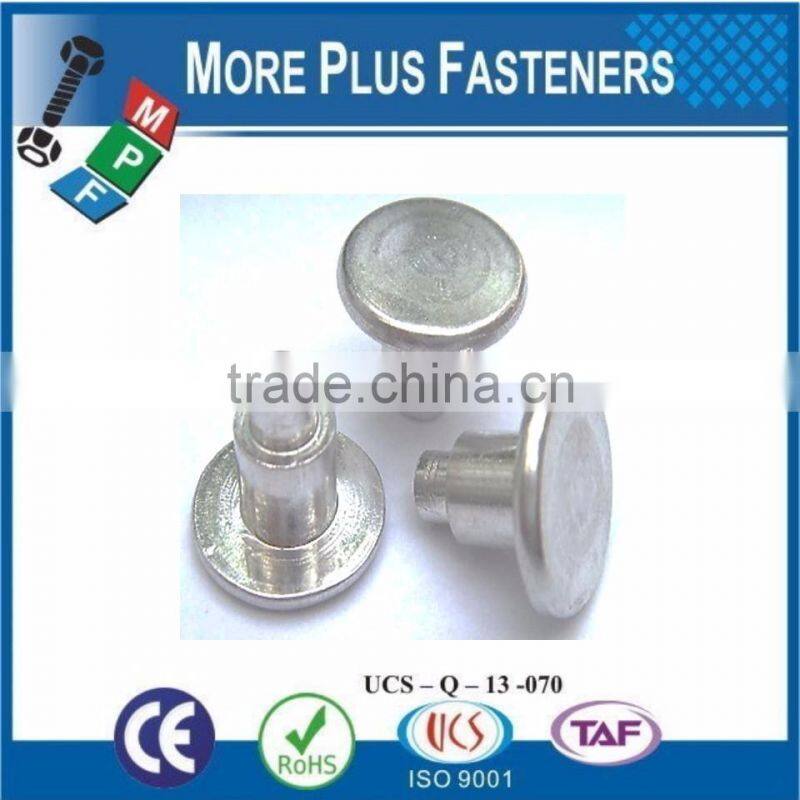 Made In Taiwan Flat Head Tubular or Semi Tubular Shoulder Rivet