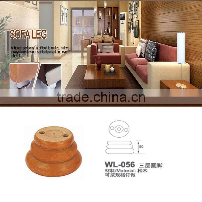 Wooden sofa leg