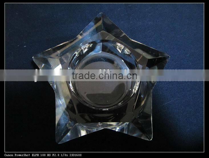 Elegant star shape Crystal candlesticks