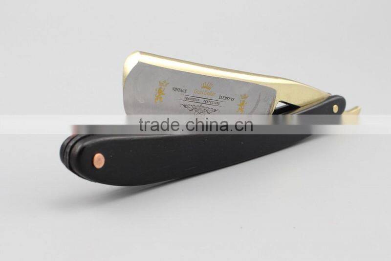 "GOLD DOLLAR 220" man's cut throat razor straight razor