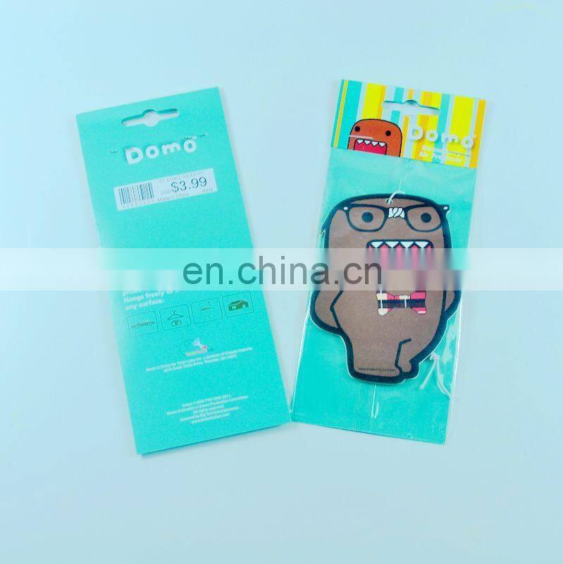 OEM factory price cartoon shape car air freshner , paper card air freshner