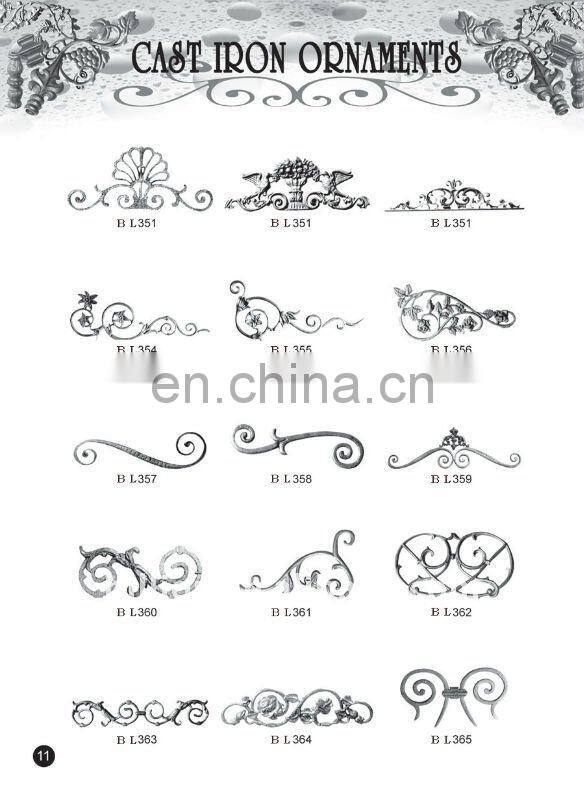 4130-weldable ornamental cast steel flowers producer hebei china