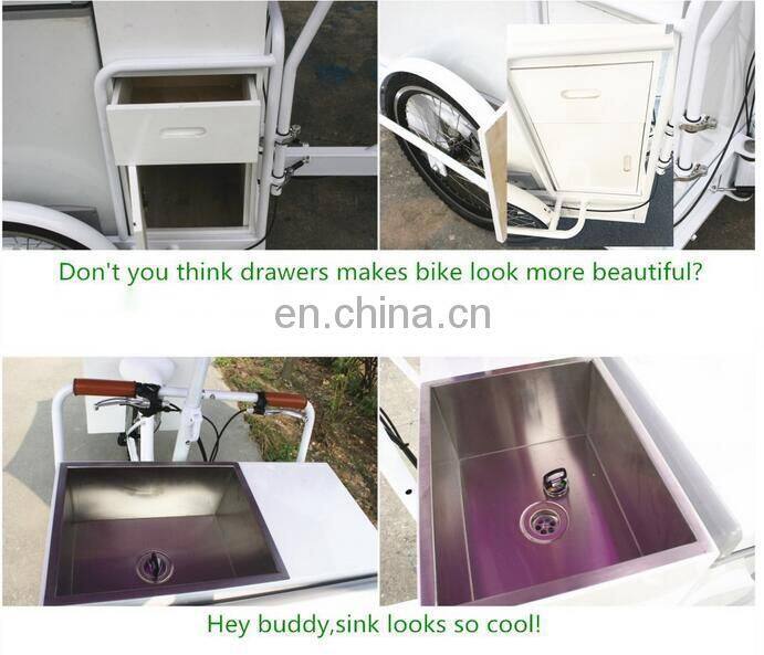 Mobile juice bar bike ice cream bikes for sale