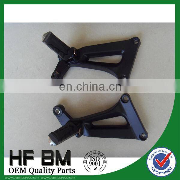 Motorcycle and e-bike foot rest, aluminium metal footrest, universal pedal