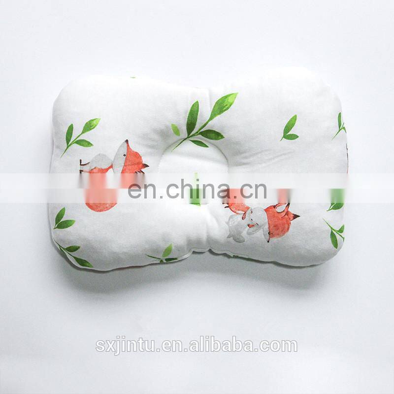 Baby Pillow for Newborn Breathable 3D Air Mesh Organic Cotton, Protection for Flat Head Syndrome Bambi Pink