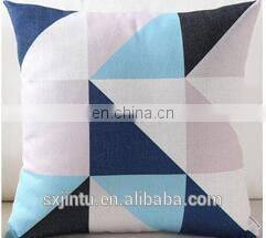 Home decorative Custom Printed Linen Sofa Throw Pillow case cover