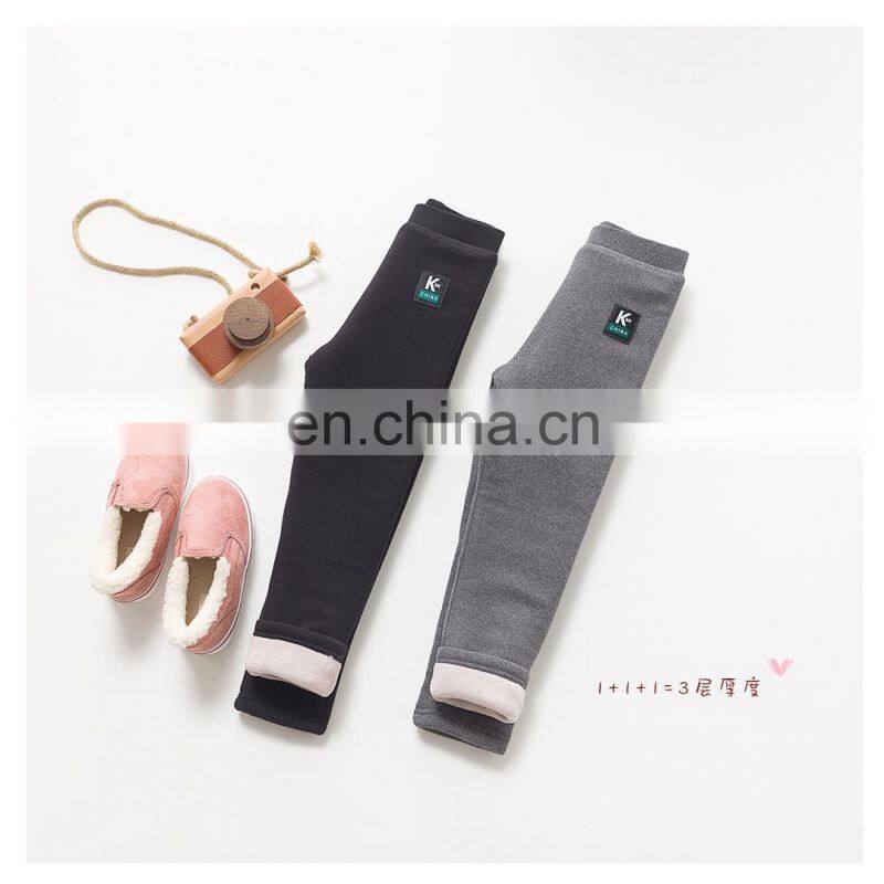 New Wholesale Children's Pants Autumn Winter Pure Cotton Kids Girs Leggings Thick Warm Casual Pants