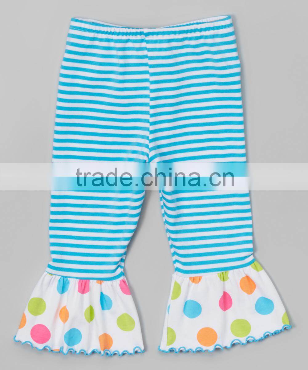 custom dongguan clothing 100% cotton ruffle strip child wholesale clothing