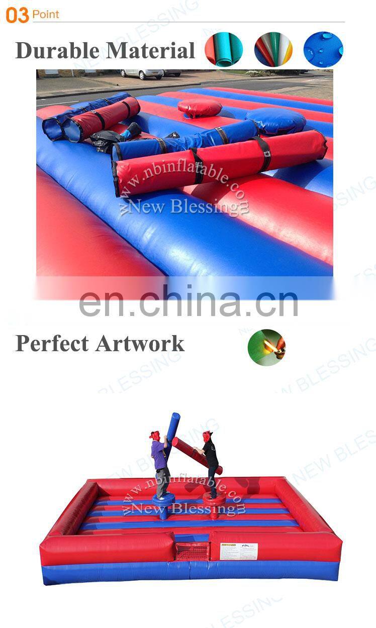 Inflatable gladiator game, inflatable sport fight for commercial rental /activity