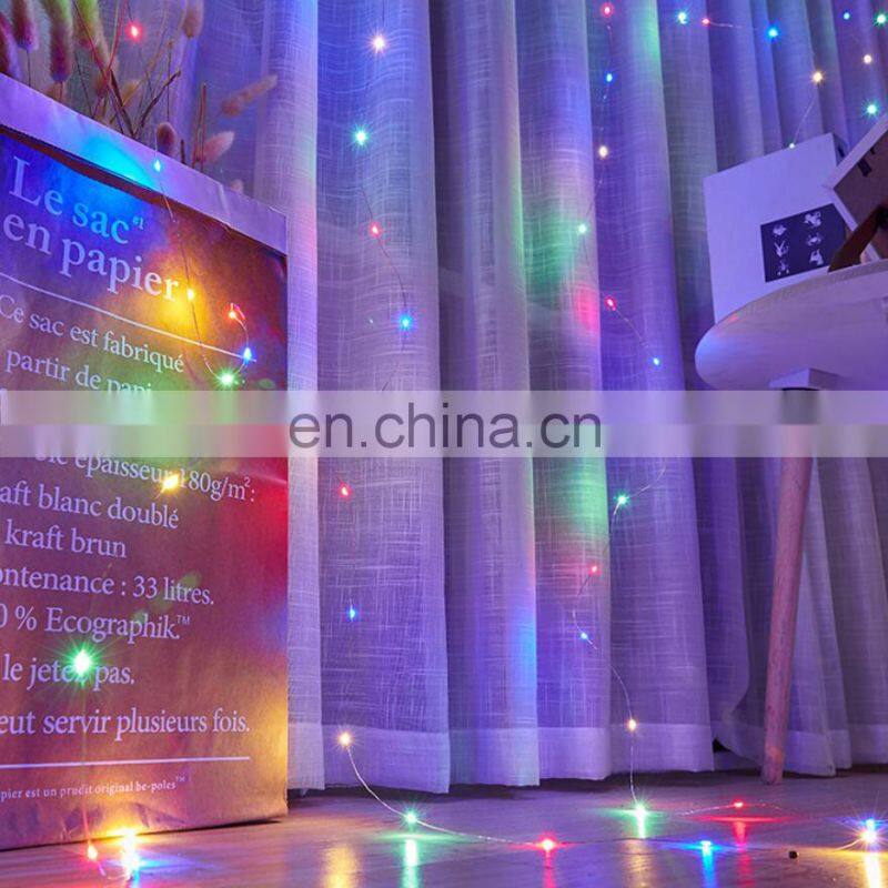 Amazon USB supply remote control led light curtain for home holiday decoration