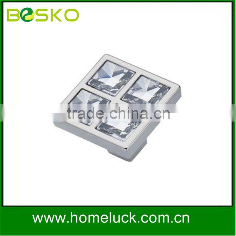 crystal cabinet handles and knobs zinc handles in high quality