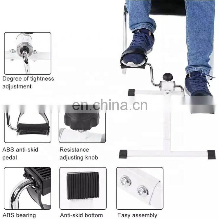 Exercise Bike Pedal Exerciser Portable Arm Leg Mini Active Exercise Cycle