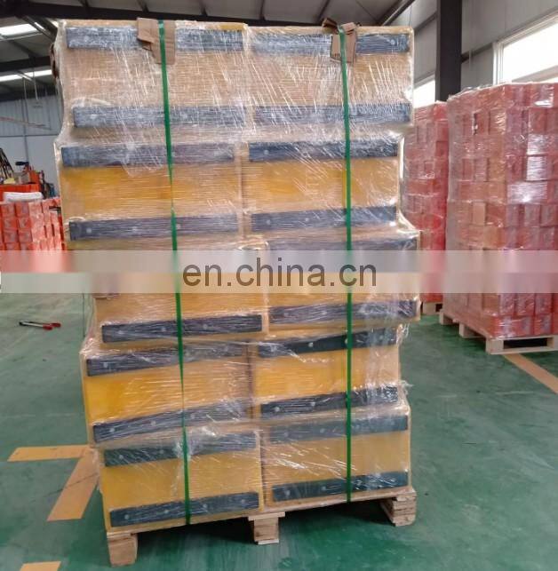 Yellow plastic car wheel block wheel stop