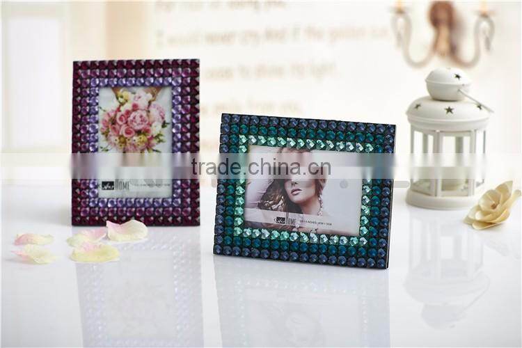 Various Styles Exquisite Pretty And Colorful Glass Picture Photo Frame 2016