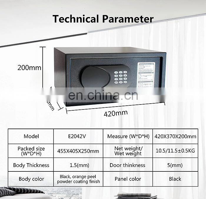 Honeyson hotel motel supply companies electrical money safety box