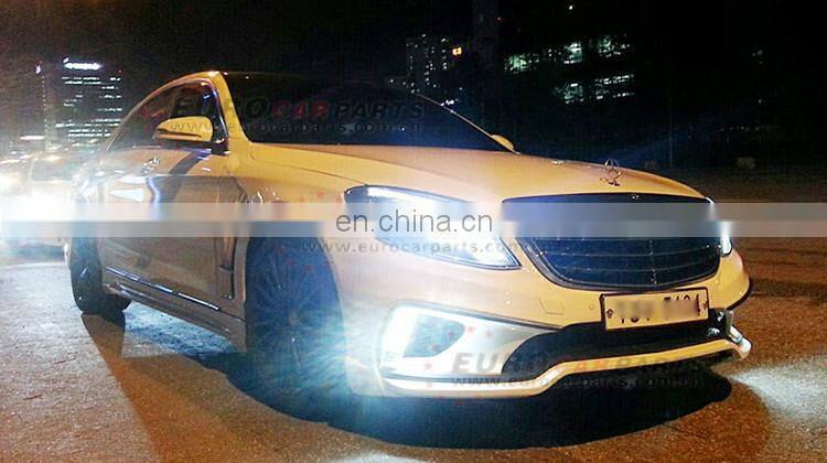 W222 WD full set fit for  S-CLASS W222 S350 S500 S550 changing into WD style W222 body kits