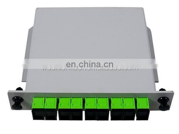 1*8 LGX Box PLC Optical Splitter Single Mode UPC APC Fiber Optic PLC Splitter LGX Module plc splitter closure