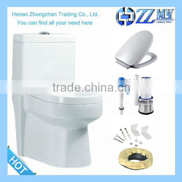 bathroom siphonic 1 piece toilet