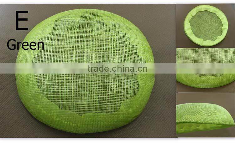 Wholesale 20cm Black Base Millinery Sinamay Hat Fascinator Base