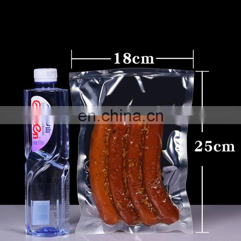 Fast delivery factory direct sale food grade PA/PE plastic packaging embossed vacuum sealer bags for food