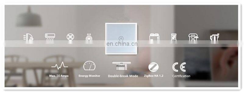 20A Double Break Mode In-wall Energy Saving Switch Zigbee Water Boiler Switch