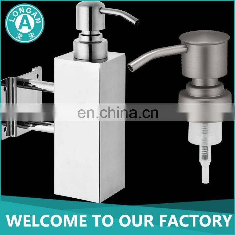 Good Quality Factory Directly White Plastic Hand Wash Bottle Pump Spray Nozzle For 500Ml Soap Bottle With High Quality