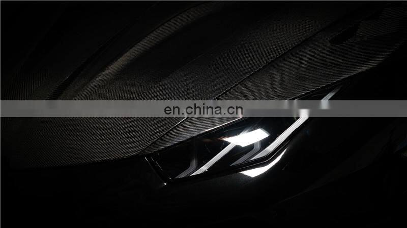 Runde Dry Carbon Fiber Kits For Lamborghini Huracan 580 610 EVO Upgrade Paktechz Body Kit Hood Front Rear Lip Fender Spoiler