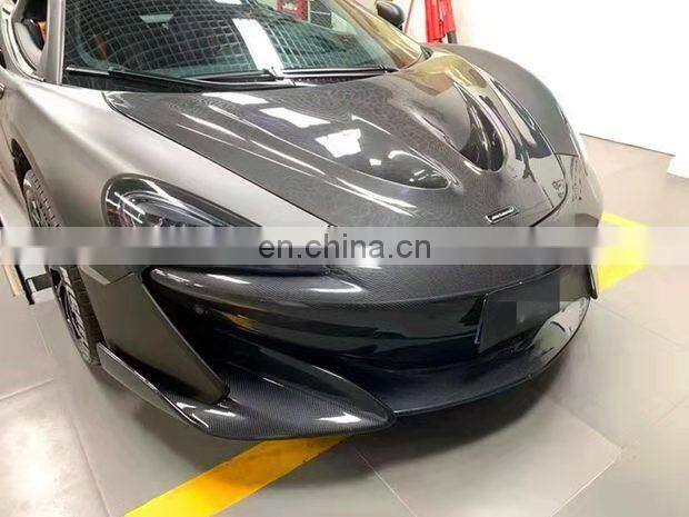Runde Carbon Fiber Front Bumper Rear Bumper Side Skirt Spoiler Hood For Mclaren 540C 570S Upgrade 600LT Style Body Kit