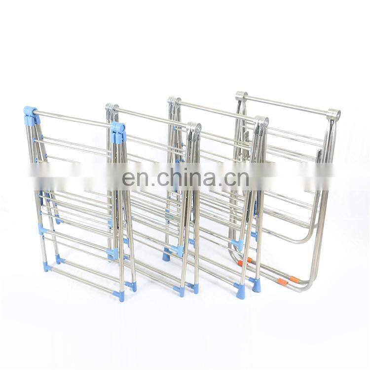 High grade stainless steel portable clothes rack special towel drying rack for beauty salon