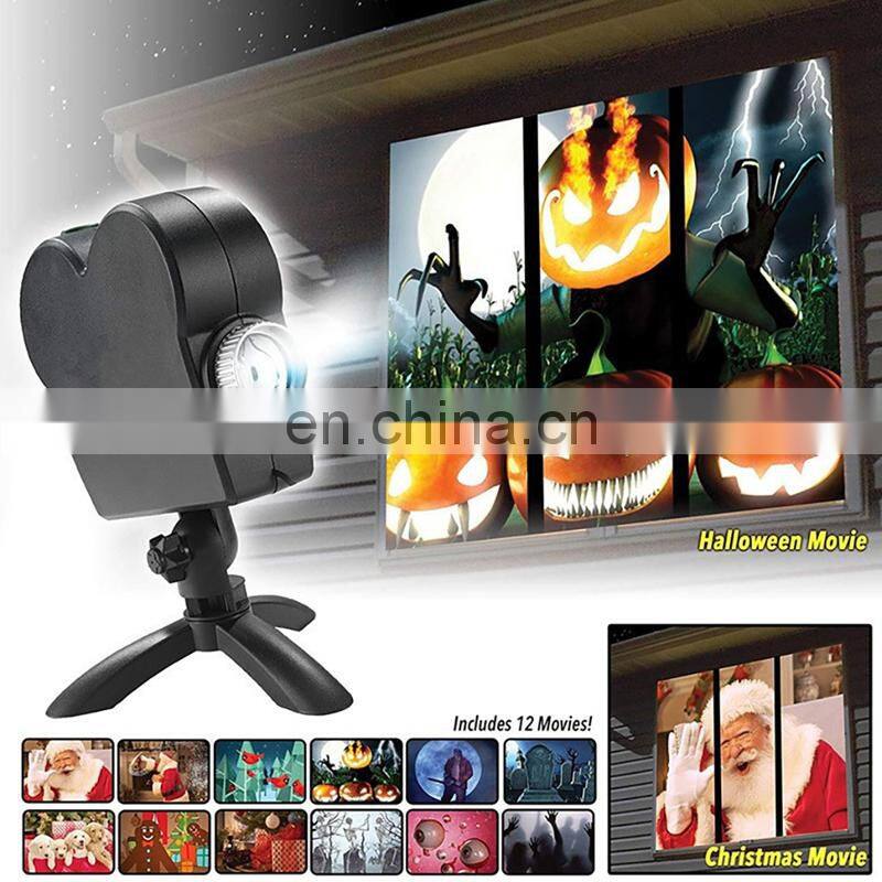 2020 Hot Sell 12 Movies Disco Light Mini Window Home Theater