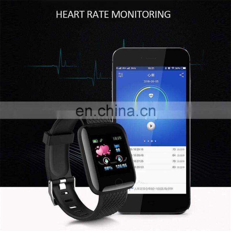 Blood Pressure Heart Rate Monitor D13 watch smart bracelet 116 plus