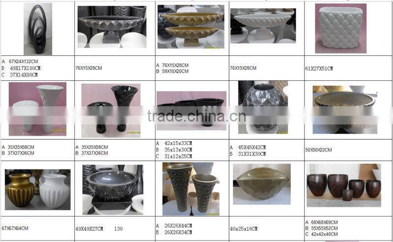 cheap flower pots, bulk flower pots, fiberglass planter flower pot