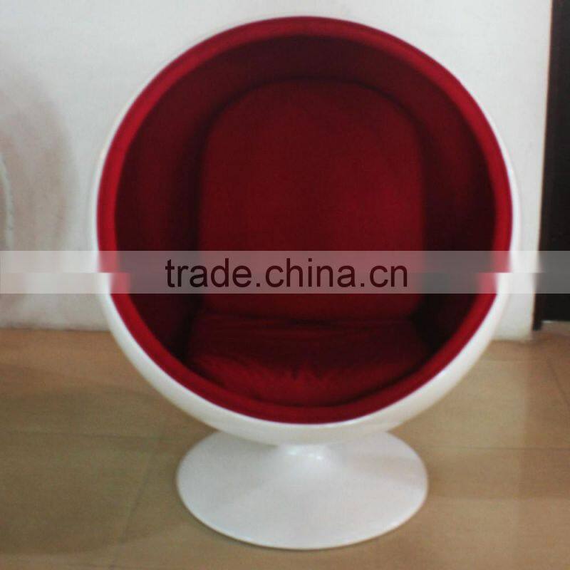 Master home furniture famous designer fiberglass Ball Chair replica