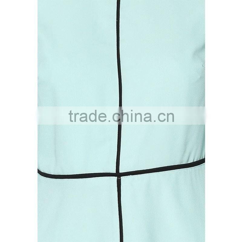 Women jersey long sleeve fashionable high quality ladies western dress design D281