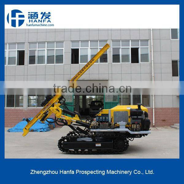 Crawler type rock drilling rig! HF138Y blasting hole drilling machine