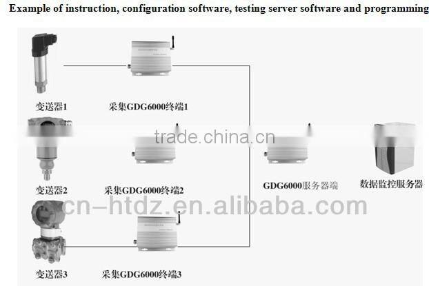 Wireless data transmission terminal of transmitter