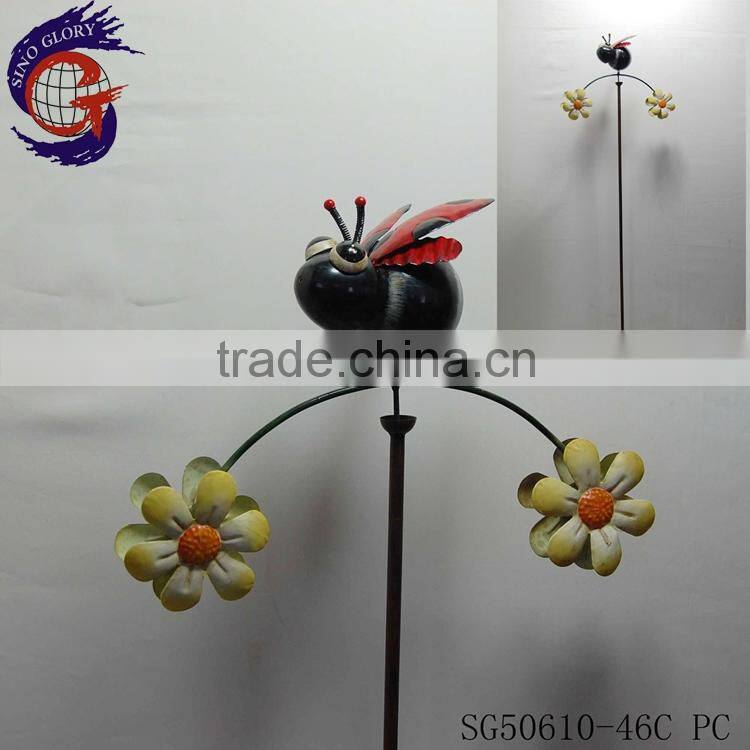 metal decorative garden birds stakes