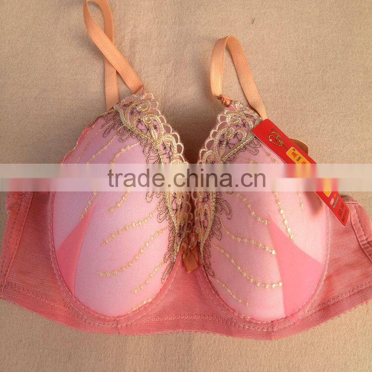0.47USD Hot Newest Style Fashional Ladies Embroidery Cheap Ladies Hot Young Ladies Latest Design Bra/ 32-40BC Cup ( kczd172)